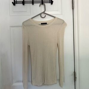 Banana Republic Cream Crew Neck Sweater